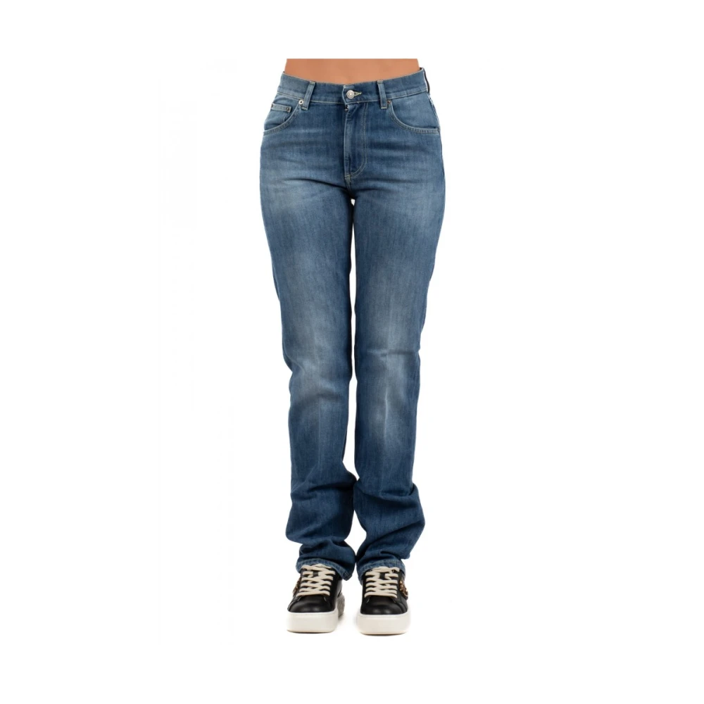 Dondup Damski Niebieski Jeansy, Kobieta,, Denim, Kolekcja Ch Jeansyów W29