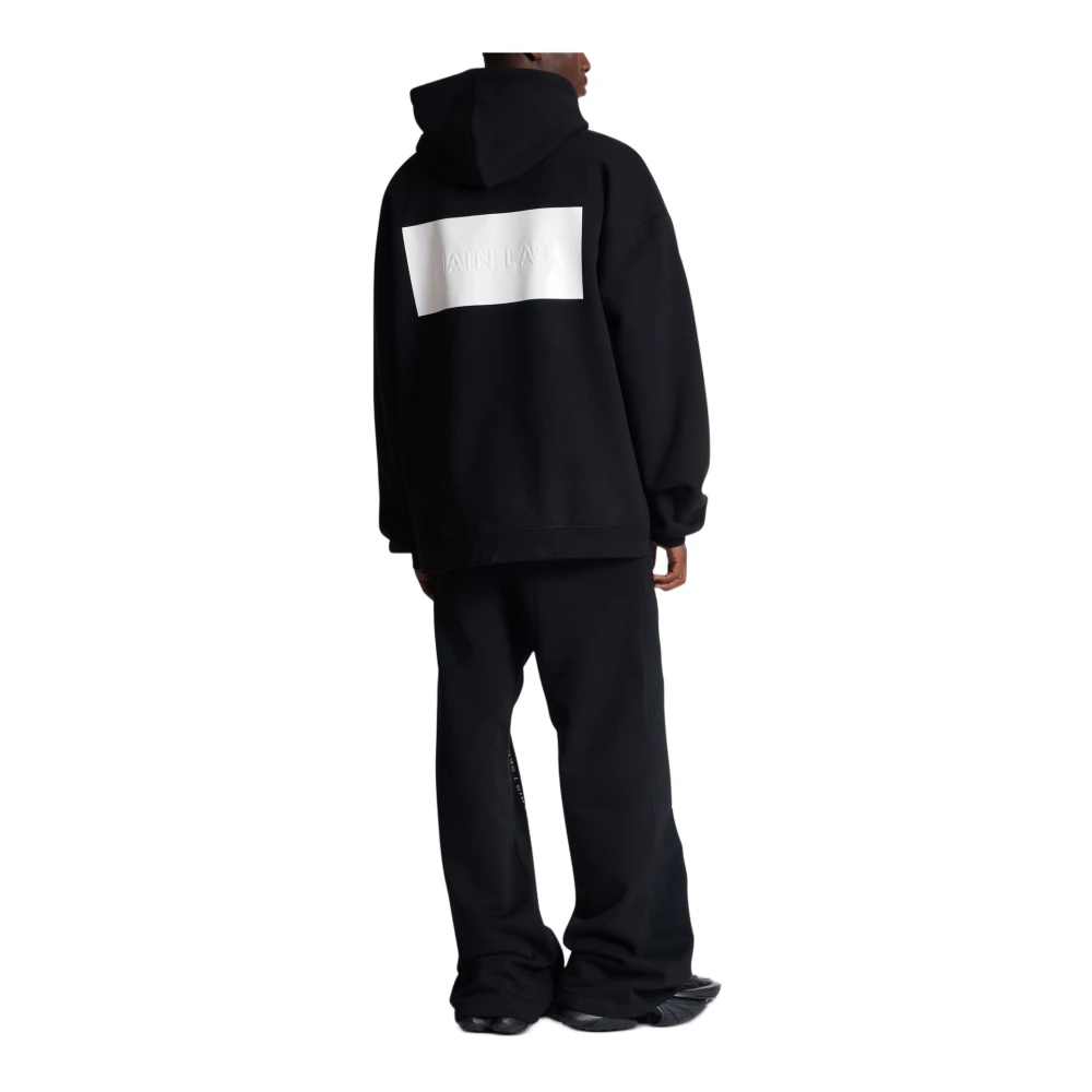 Balmain Main Lab Zipped Hoodie Black Heren