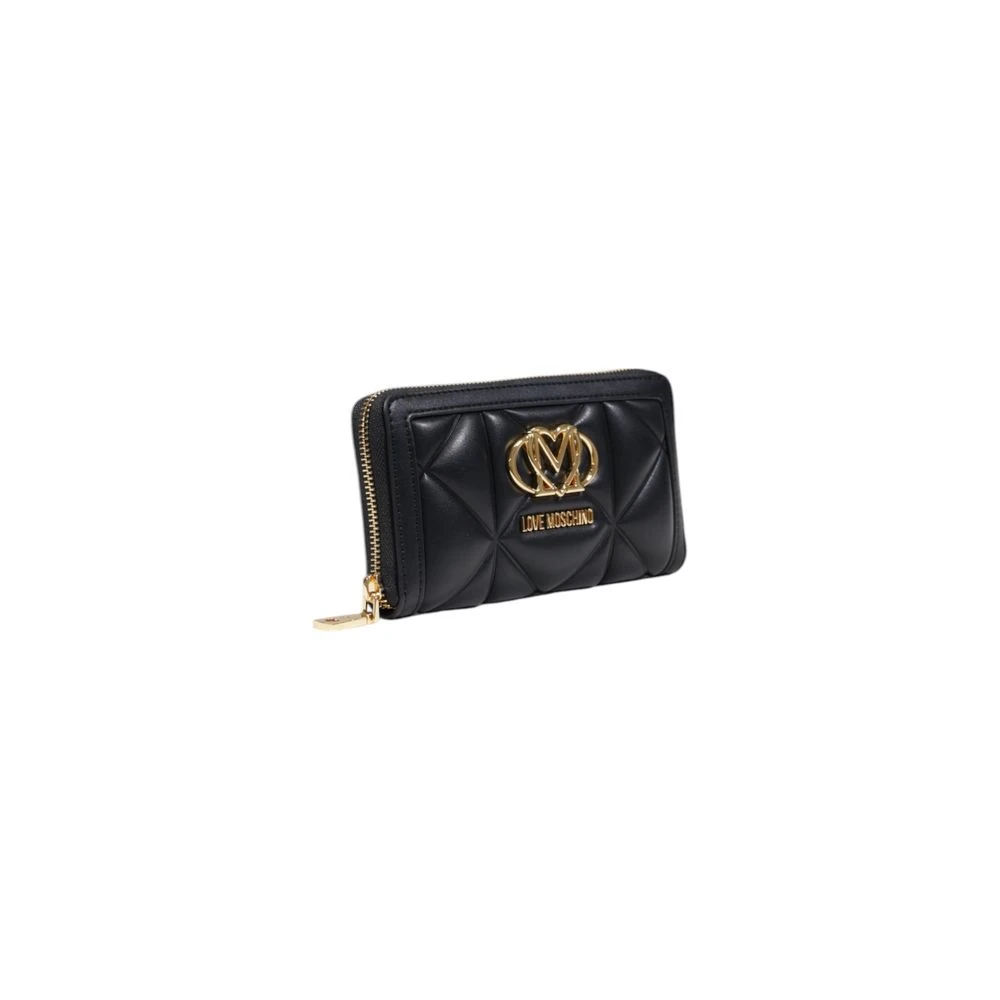 Love Moschino Zwarte Portemonnee Lente Zomer Collectie Black Dames