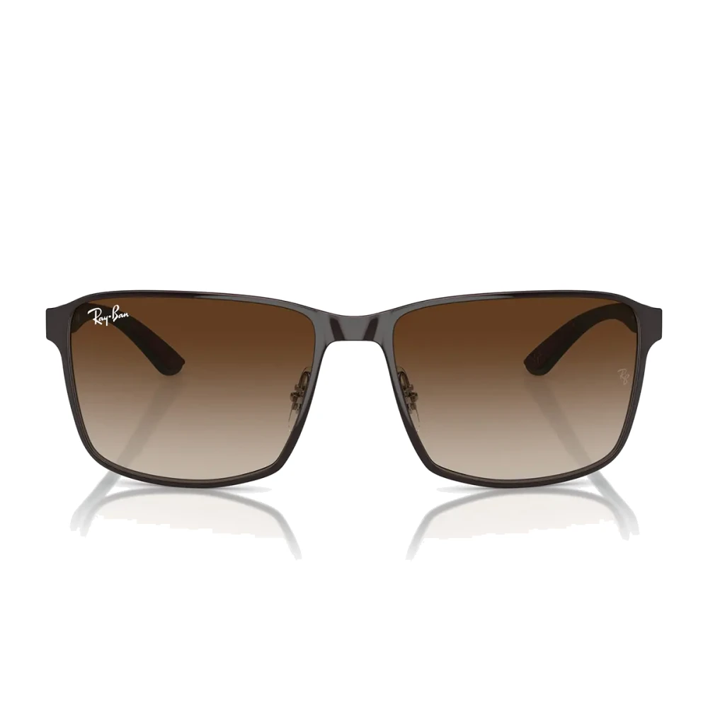 Ray-Ban Unisex Brown Sunglasses, 59 Mm, Square Sunglasses With Lenses