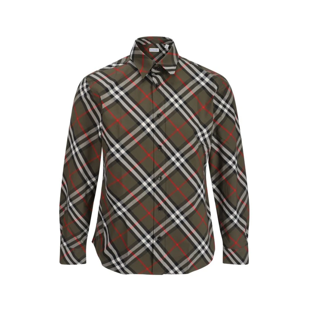 Burberry Klassieke Geruite Overhemd Multicolor Heren
