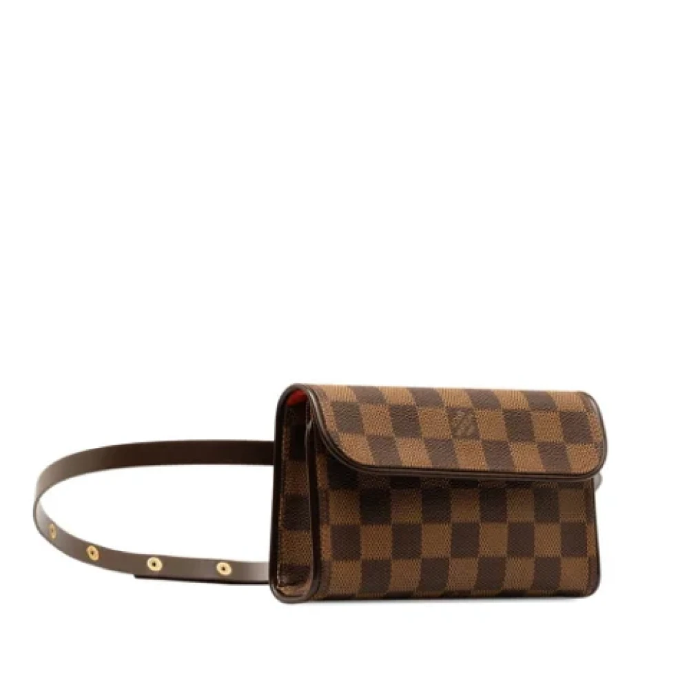 Louis Vuitton Vintage Pre-owned Canvas clutches Brown Dames