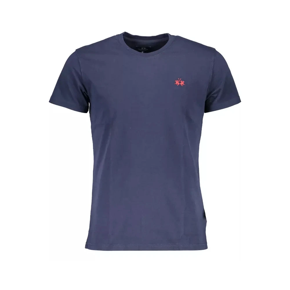 La Martina Men's Blue Cotton T-Shirt - T-Shirts - M - Tops