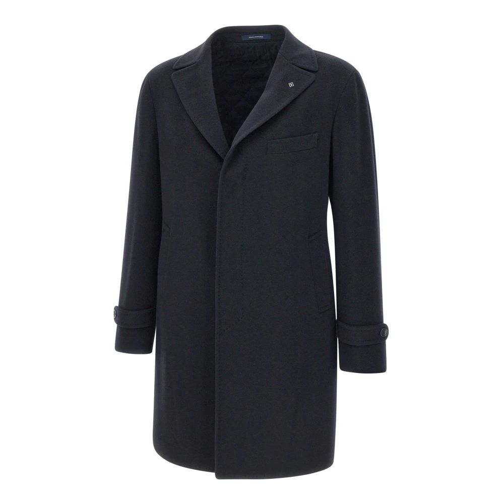 Tagliatore Men's Blue Thomas Coat - Single-Breasted Coats - M - Coats