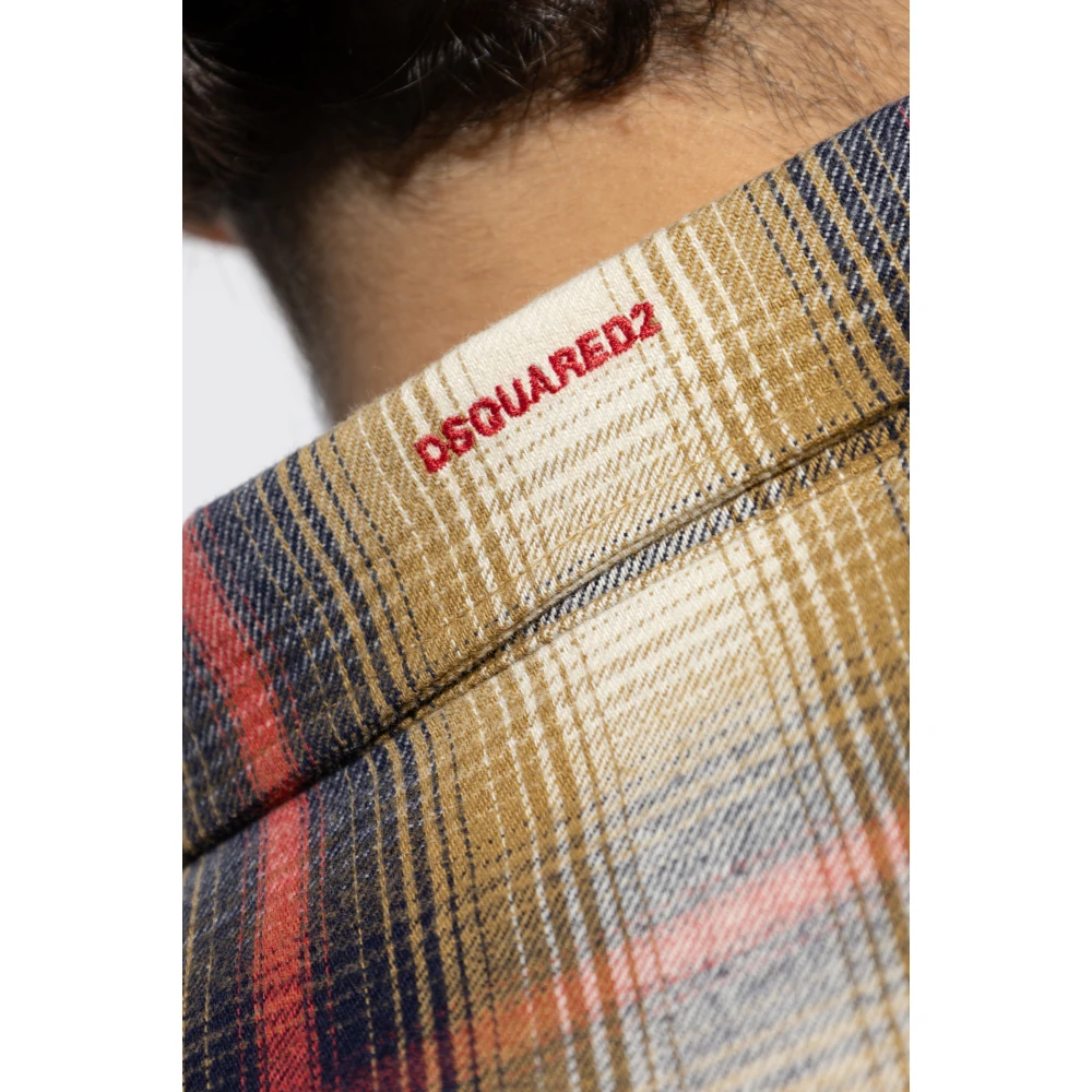 Dsquared2 Geruite patroonoverhemd Multicolor Heren