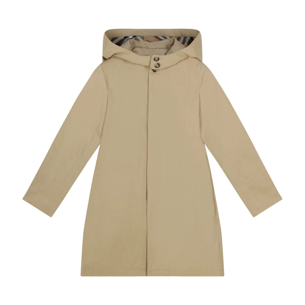 Burberry Girls Beige Light Jackets, 10 Y, Light Jacket