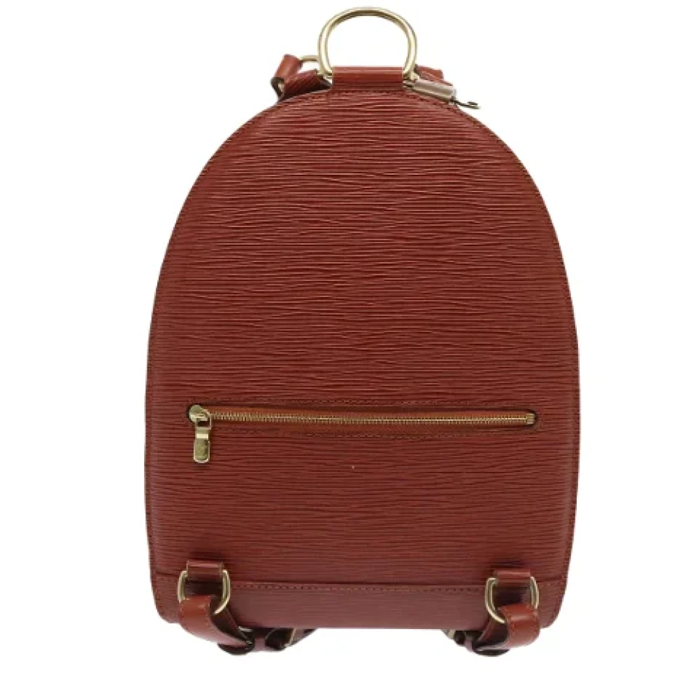 Louis Vuitton Vintage Pre-owned Leather backpacks Brown Dames