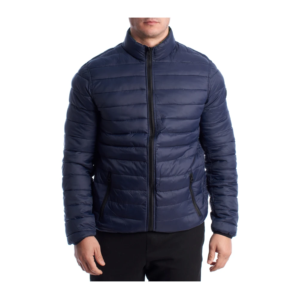U.s. Polo Assn. Men's Blue Reversible Padded Jacket - Winter Jackets - 2XL - Jackets
