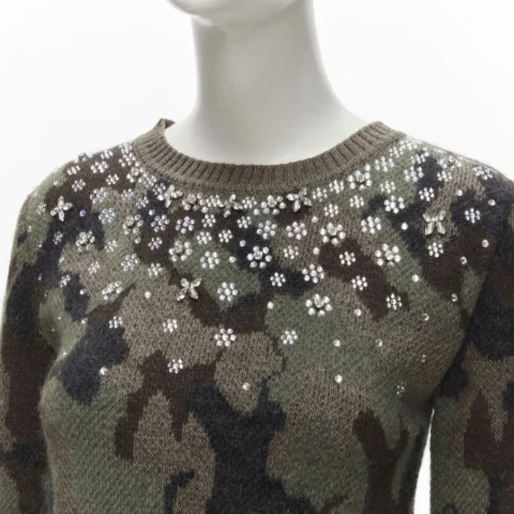Giambattista Valli Pre-owned Wool tops Green Dames