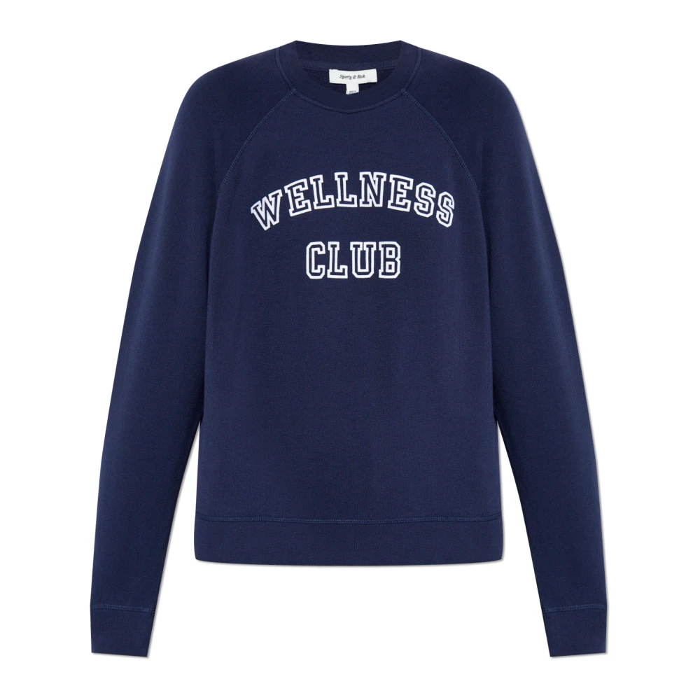 Sporty & Rich Katoenen sweatshirt Blue Unisex