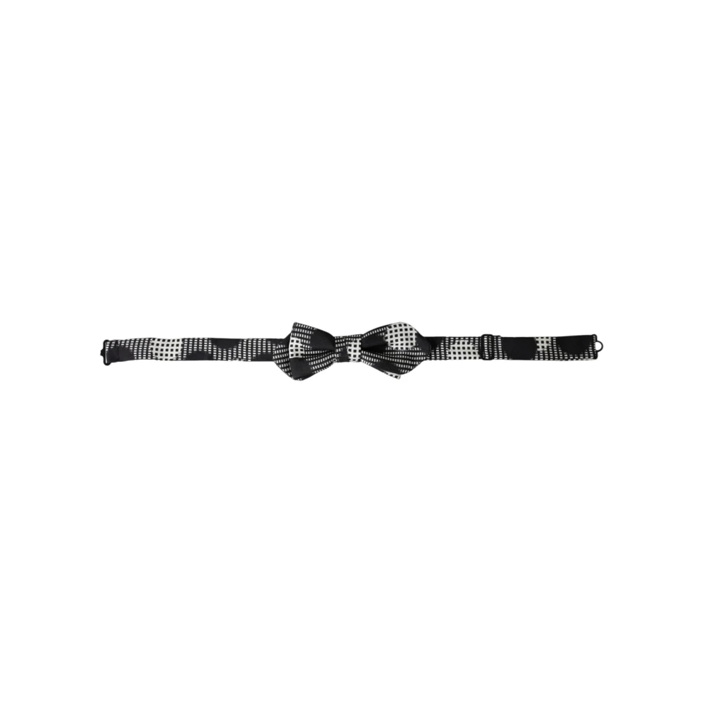 Dolce & Gabbana Multicolor Silk Polka Dot Adjustable Neck Men's Bow Tie - Male - Bow Ties - Black - One Size - Accessories