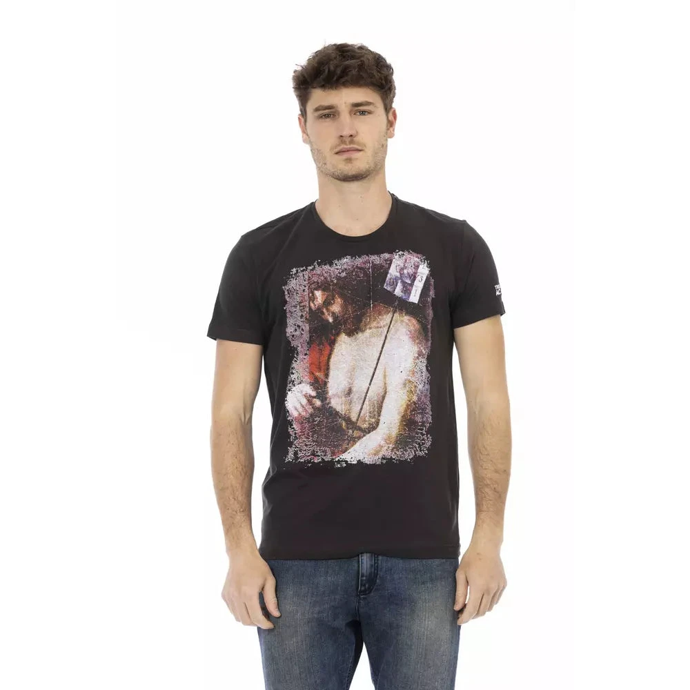 Trussardi Uomo Nero - Action T-Shirt - Tops - 2XL