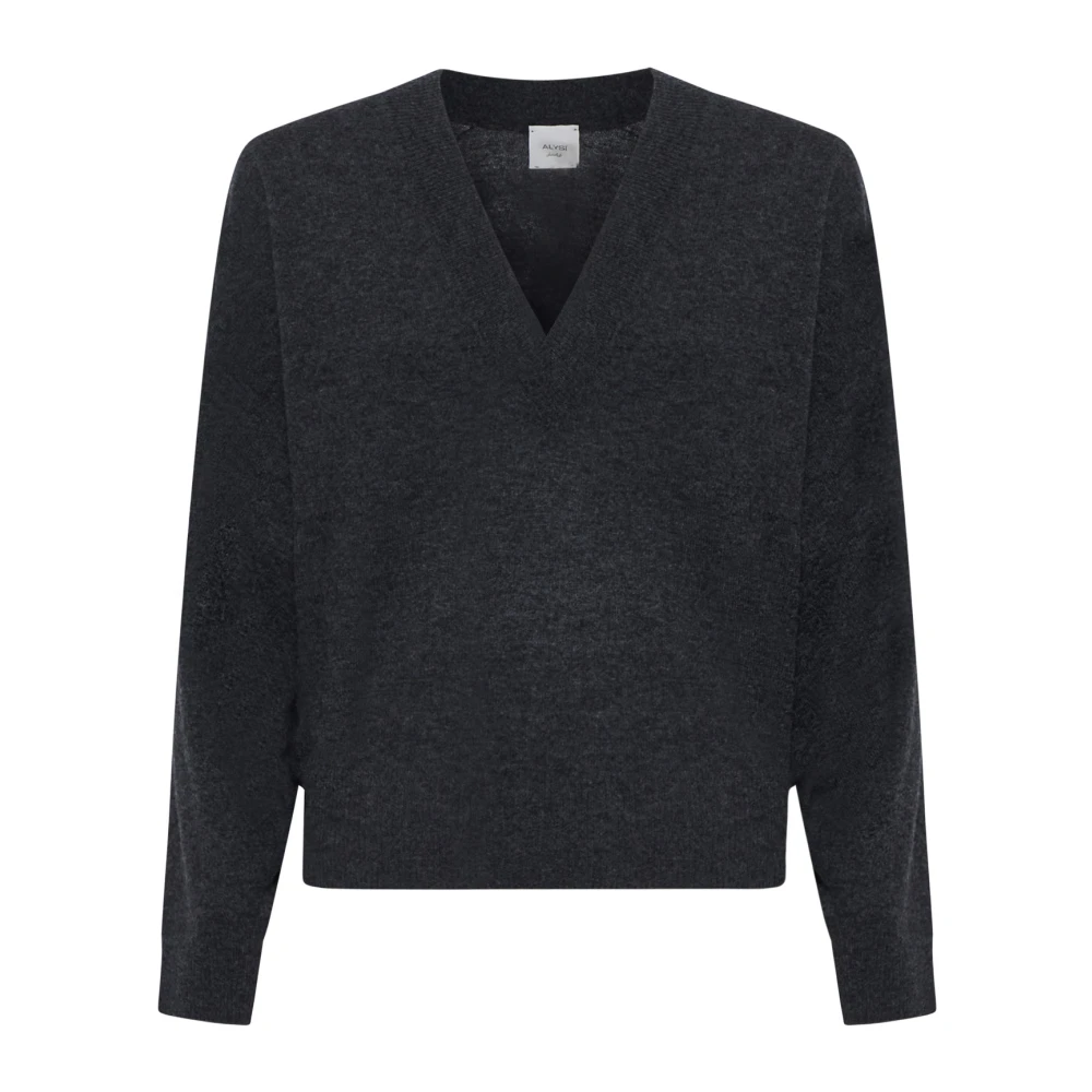Alysi Antraciet Sweater Collectie Gray Dames