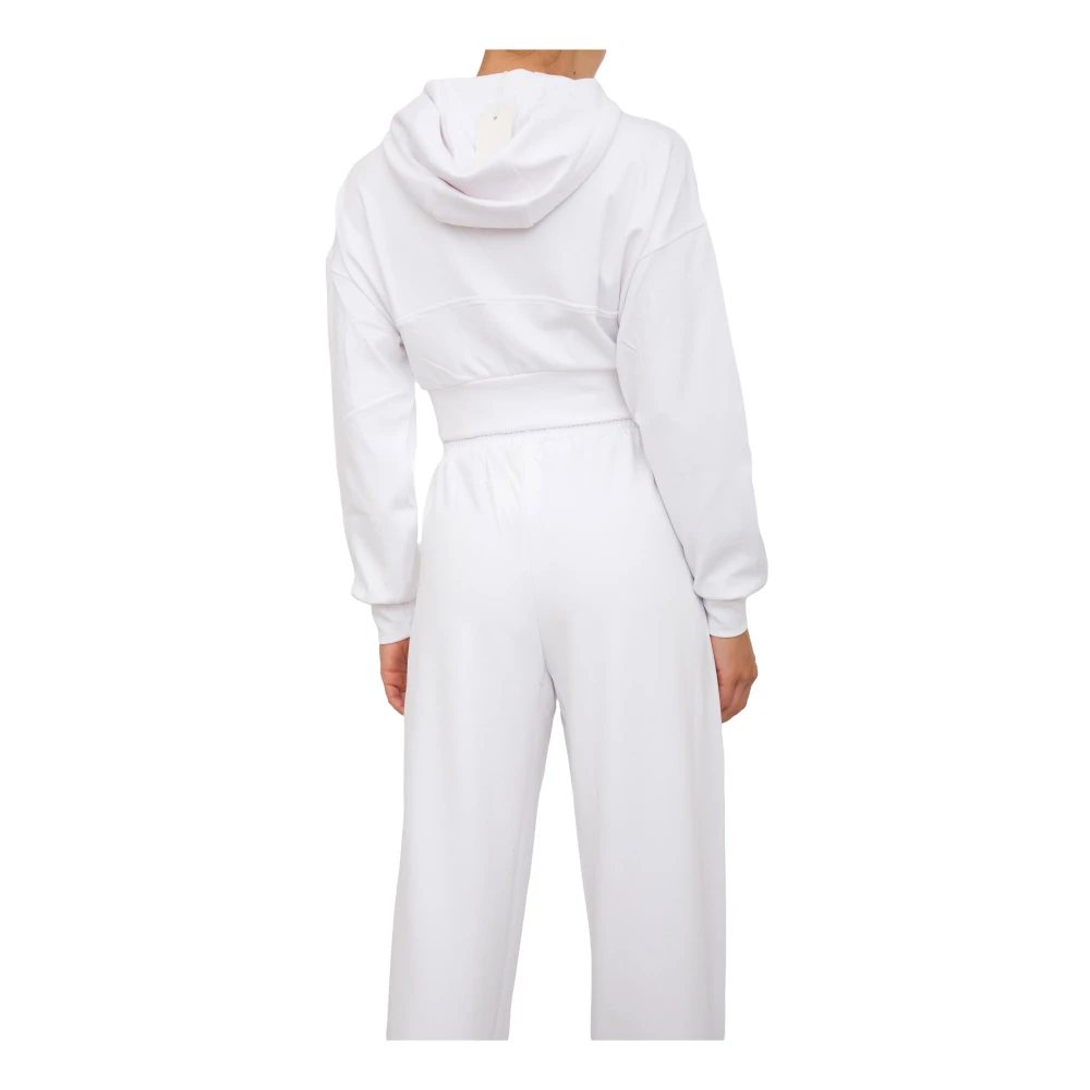 Hinnominate Stijlvolle Felpa Sweatshirt White Dames
