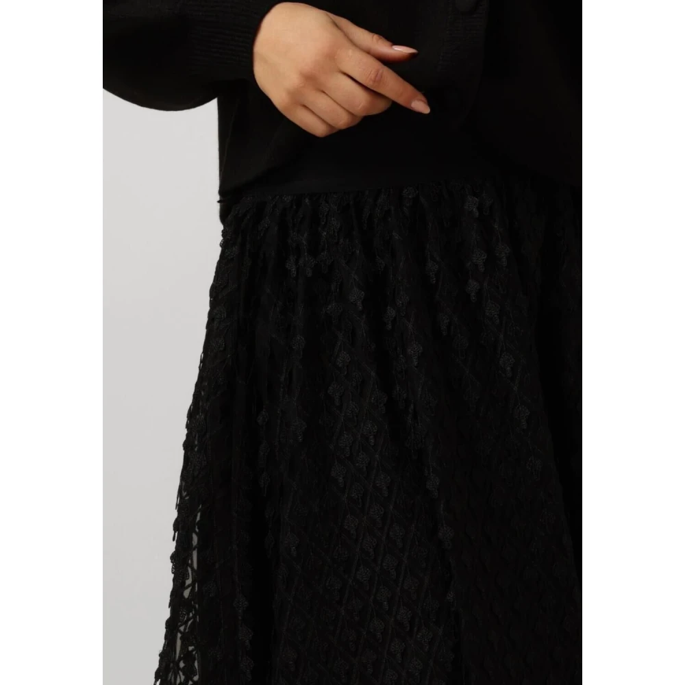 Copenhagen Muse Zwarte Maxi Rok Tijdloze Stijl Black Dames