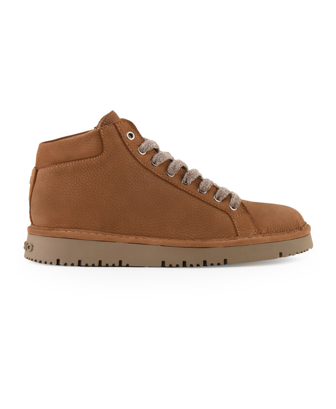 bruine-leren-enkellaarsjes-met-chenille-veters