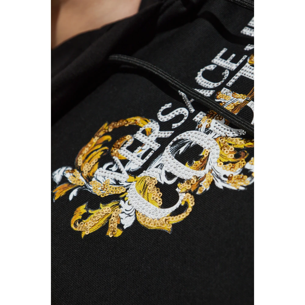 Versace Jeans Couture Hoodie Black Dames