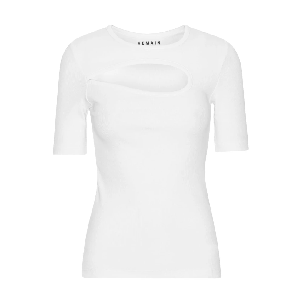 Remain Birger Christensen Casual Chic Korte Mouw T-Shirt White Dames