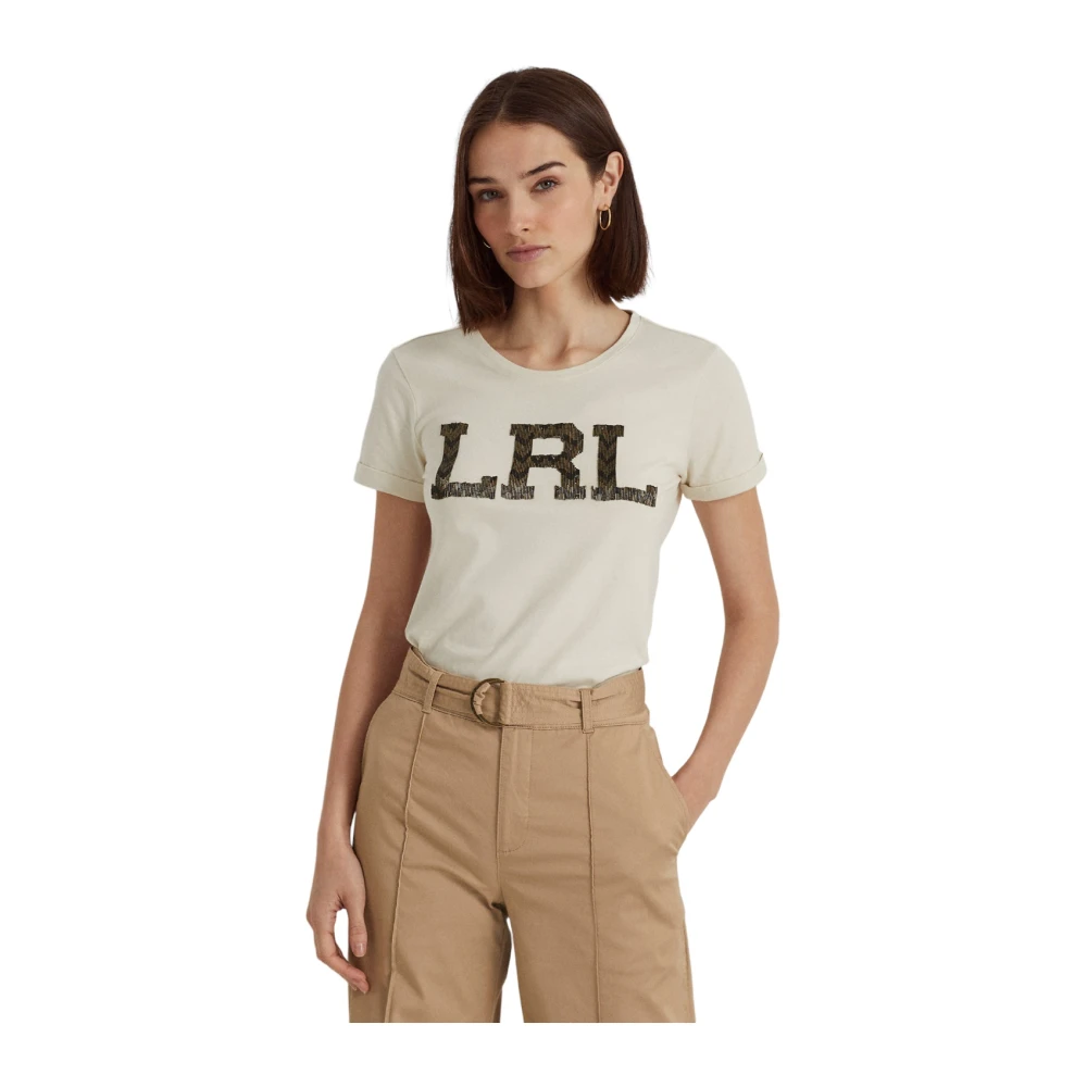 Ralph Lauren Korte Mouw T-shirt White Dames