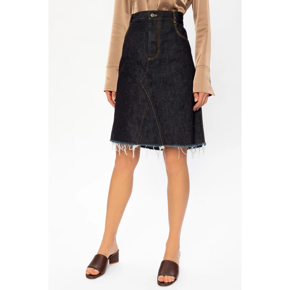 Bottega Veneta Denim rok Blue Dames
