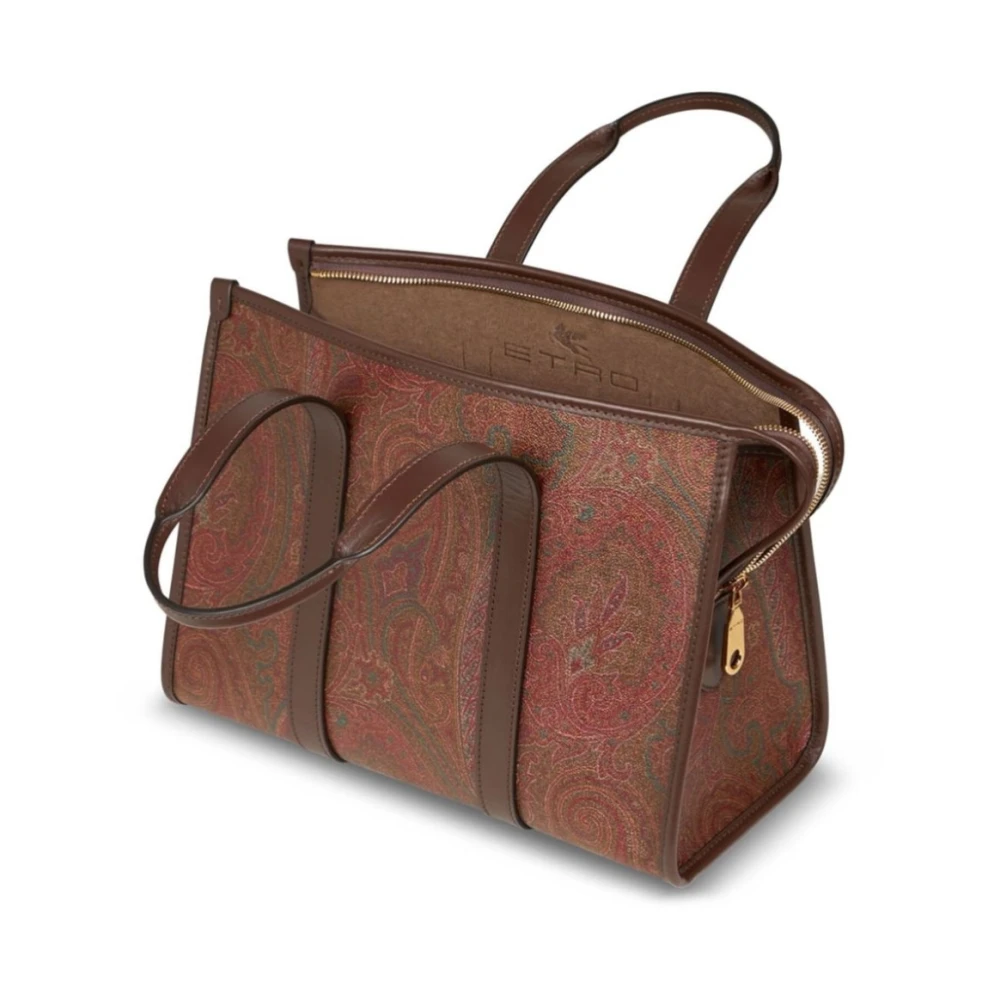 ETRO Clutch Handvat Bauletto Marrone Brown Dames