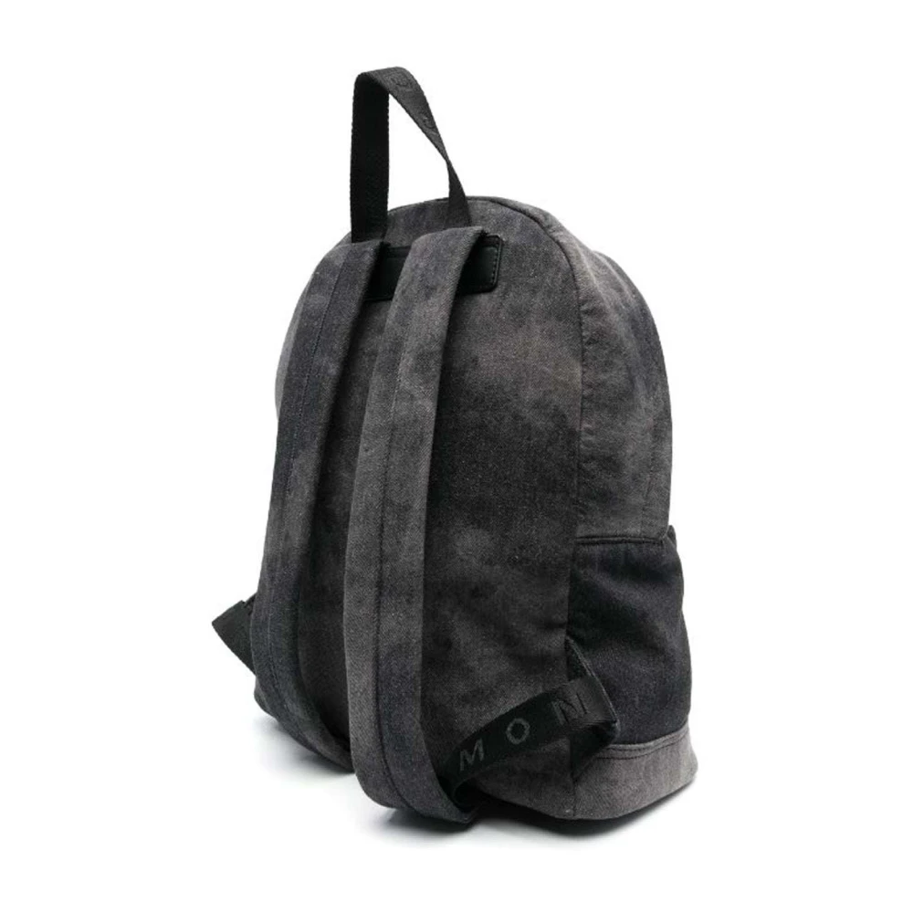 John Richmond Rugzak met print en logo Black Heren