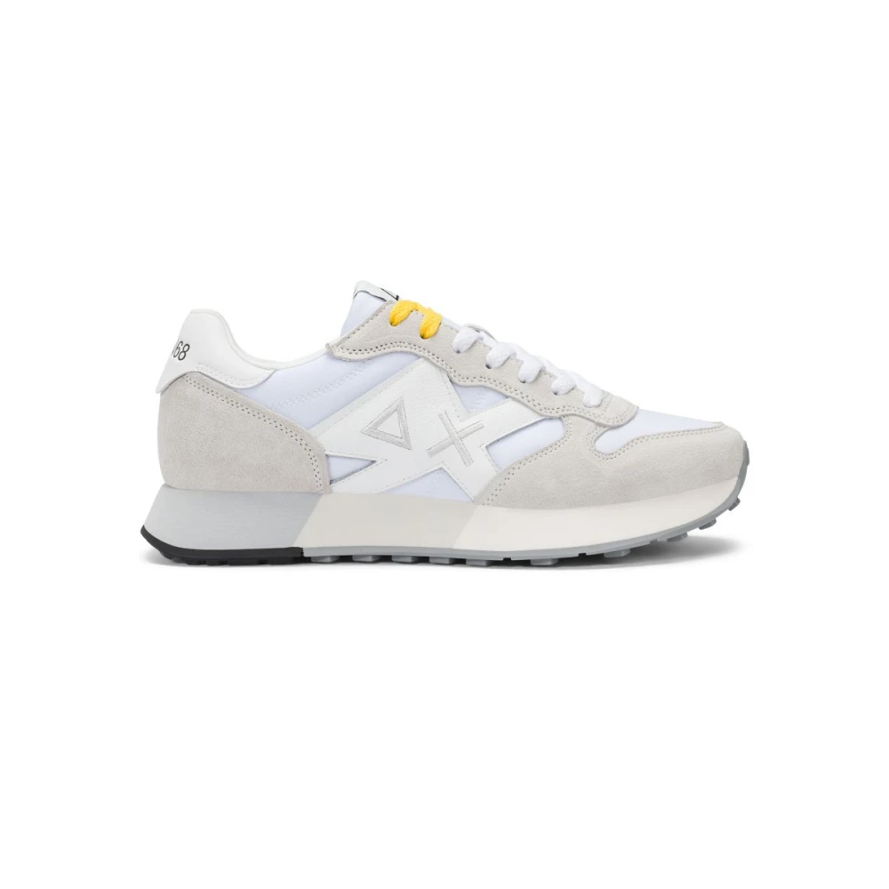 Sun68 White Sneakers, Male, 9 Uk, Jaki 2.0 Bicolor