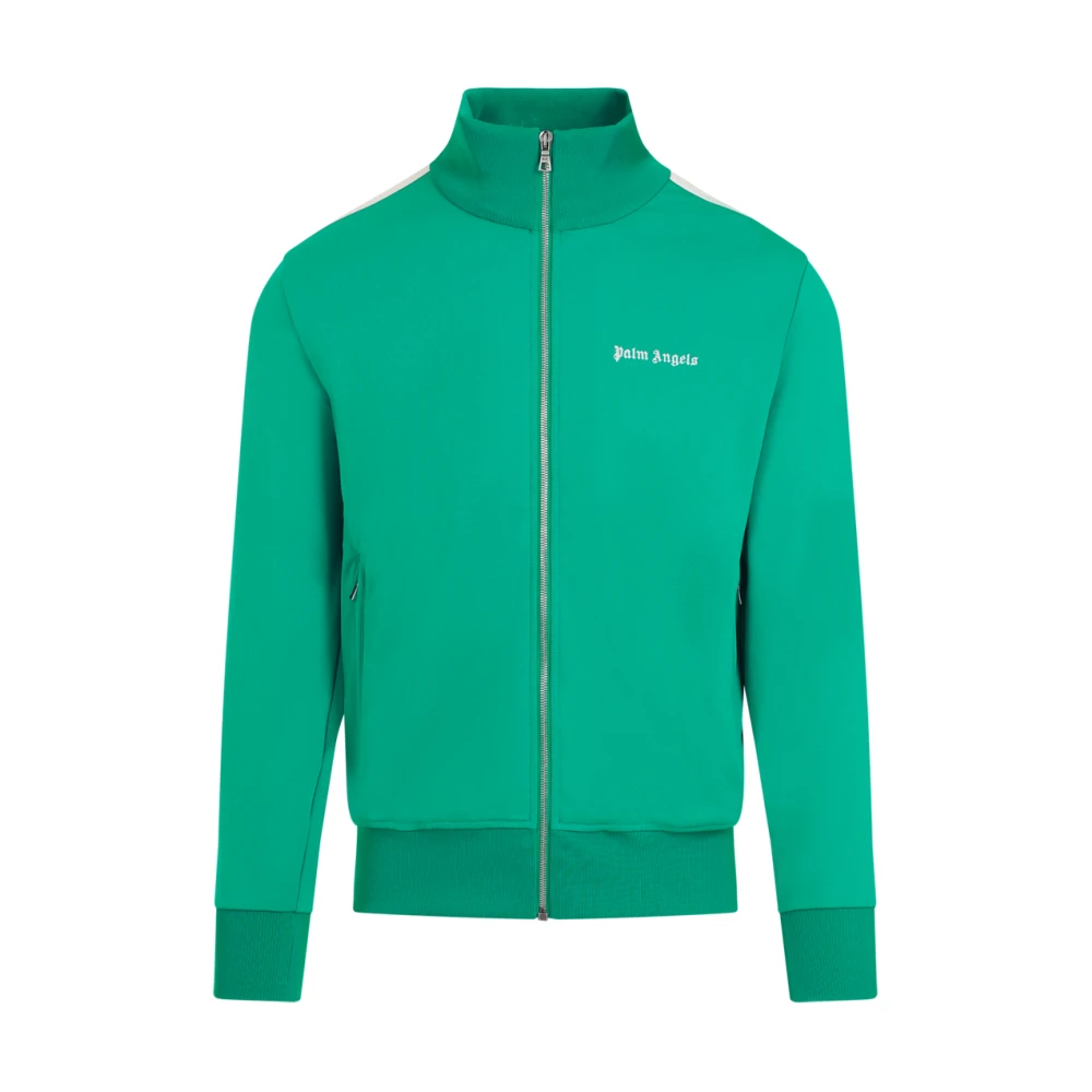 Palm Angels Groene Track Jacket Klassieke Stijl Green Heren