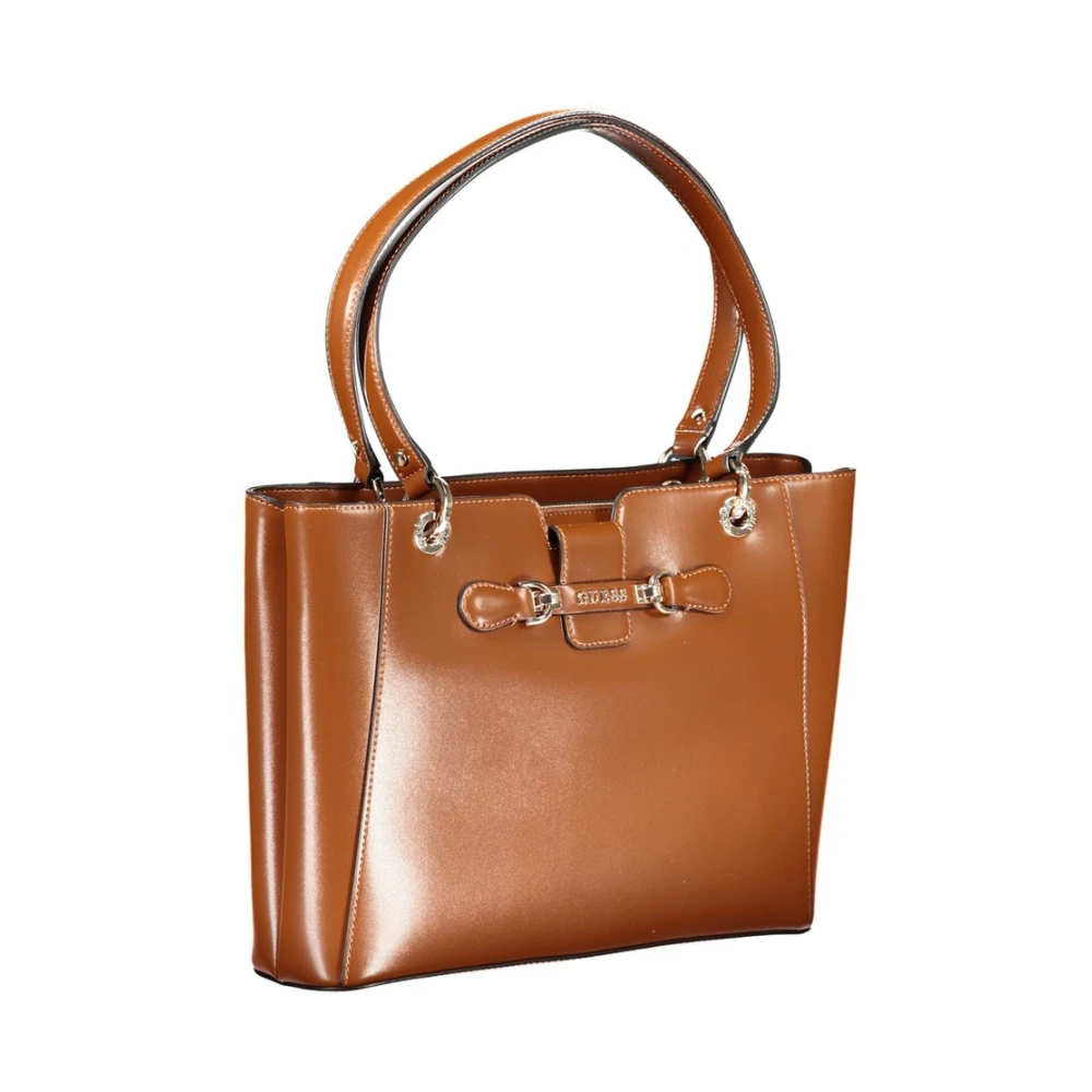 Guess Bruine Polyethyleen Handtas Brown Dames