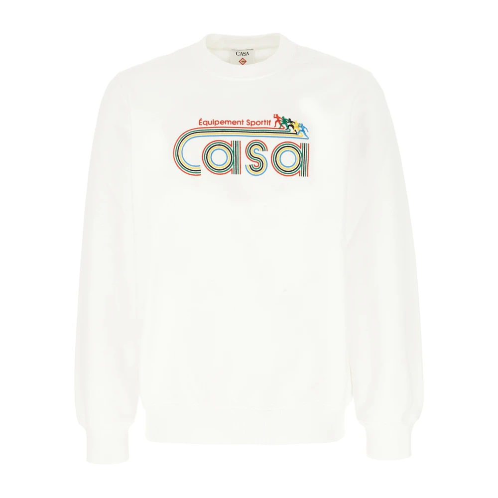 Casablanca Stijlvolle Sweatshirts voor Mannen en Vrouwen White Heren