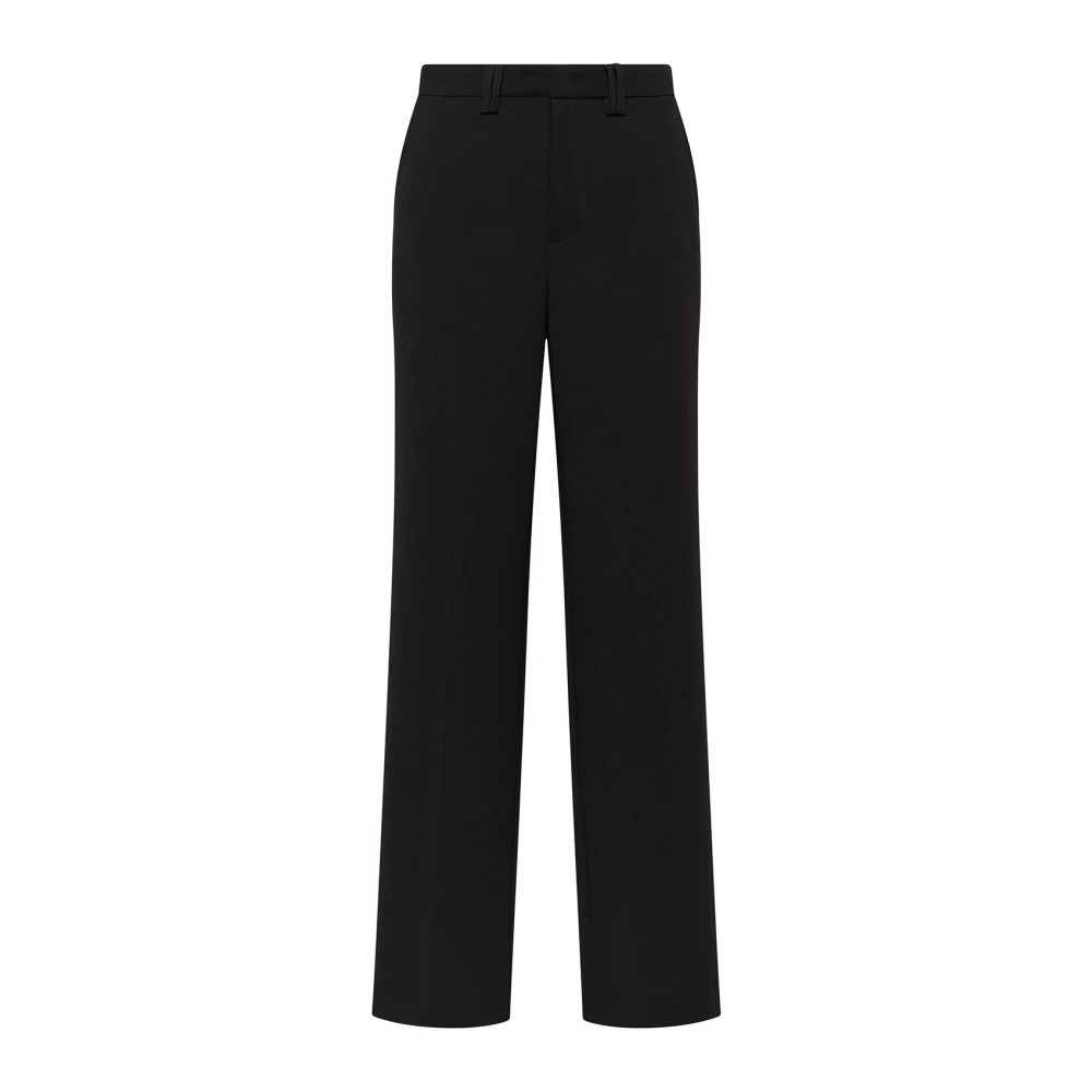 Maliparmi Sable' Crepe Broek Black Dames