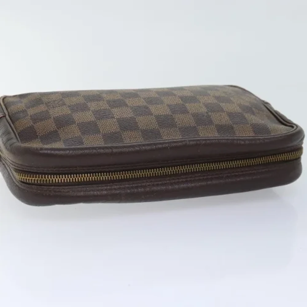 Louis Vuitton Vintage Pre-owned Canvas clutches Brown Dames