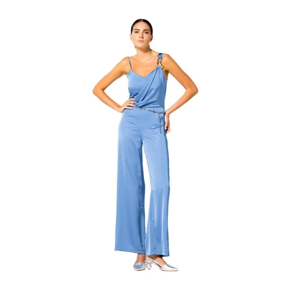 Caroline Biss Elegante Jumpsuit voor Vrouwen Blue Dames