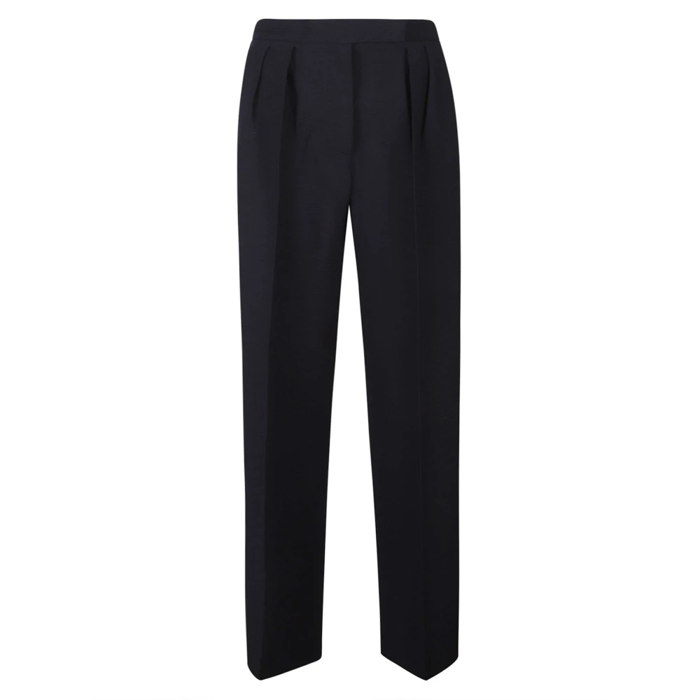 Max Mara Vrouw Blauw Broeken Dames, 2XS, Straight Broeken
