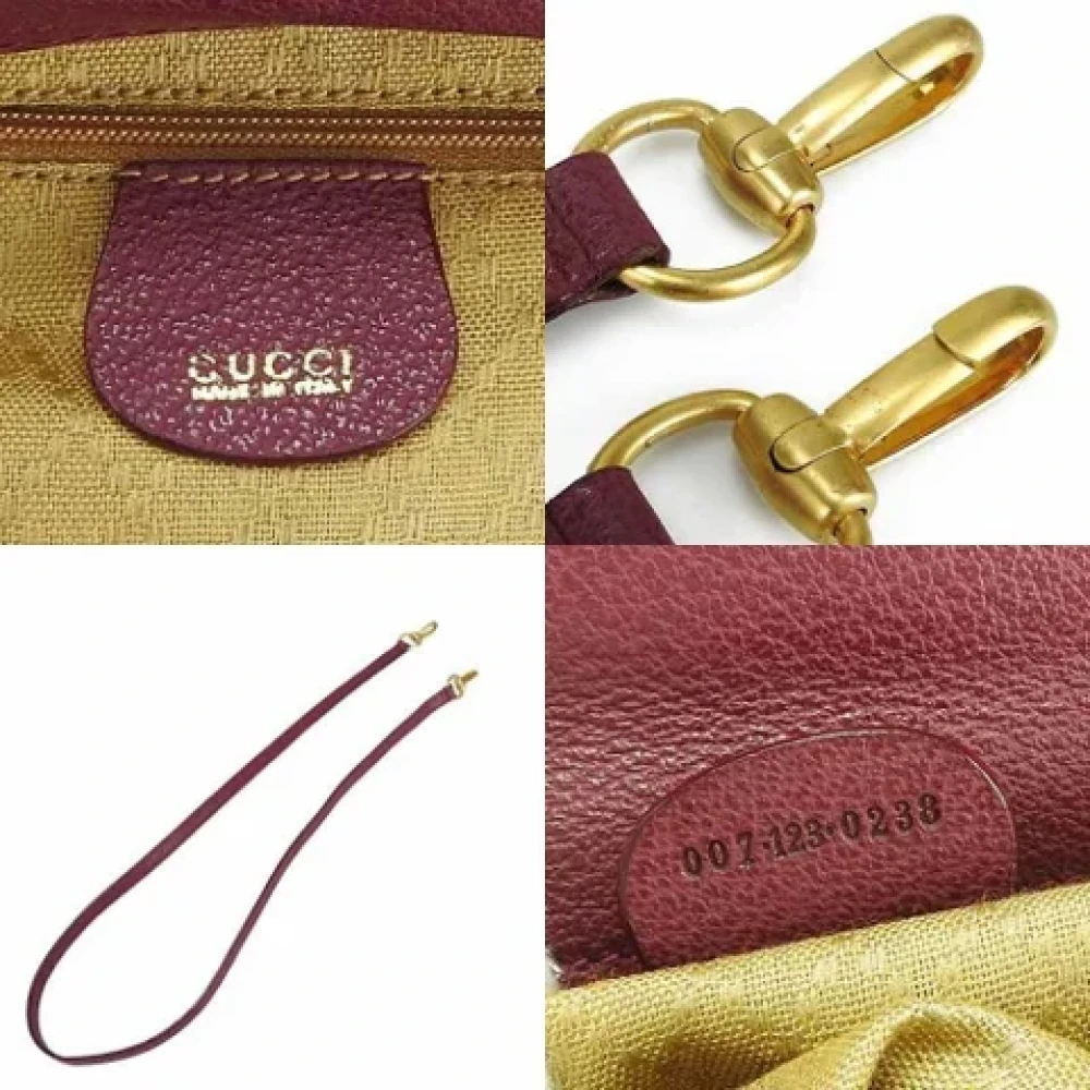 Gucci Vintage Pre-owned Suede handbags Purple Dames