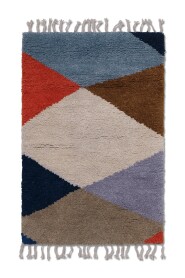 Multicolour Ferm Living Harlequin Knotted Rug Home