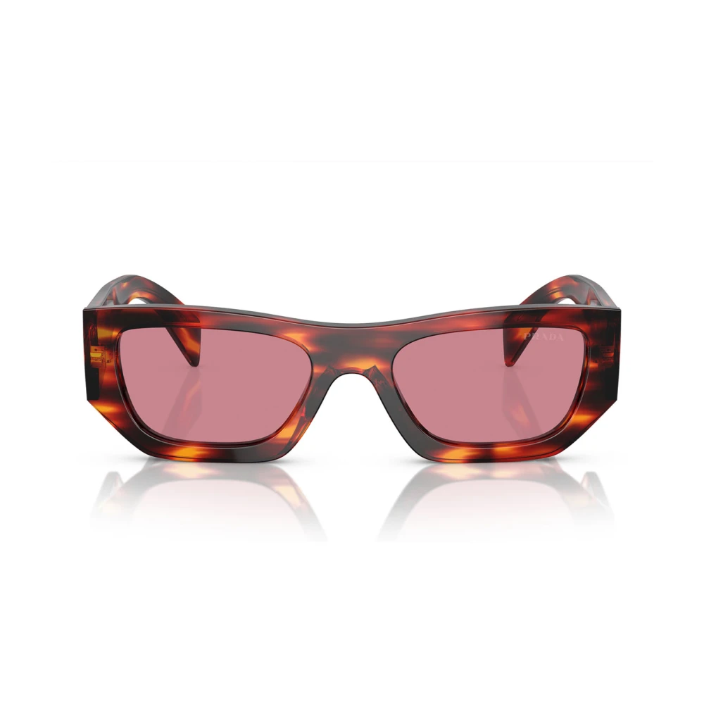 Prada Unisex Bruin Pillow Zonnebril