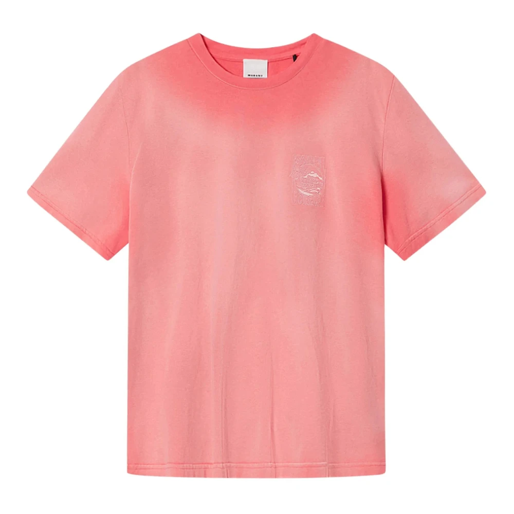 Isabel Marant Men's Pink Honore T-Shirt - T-Shirts - S - Tops