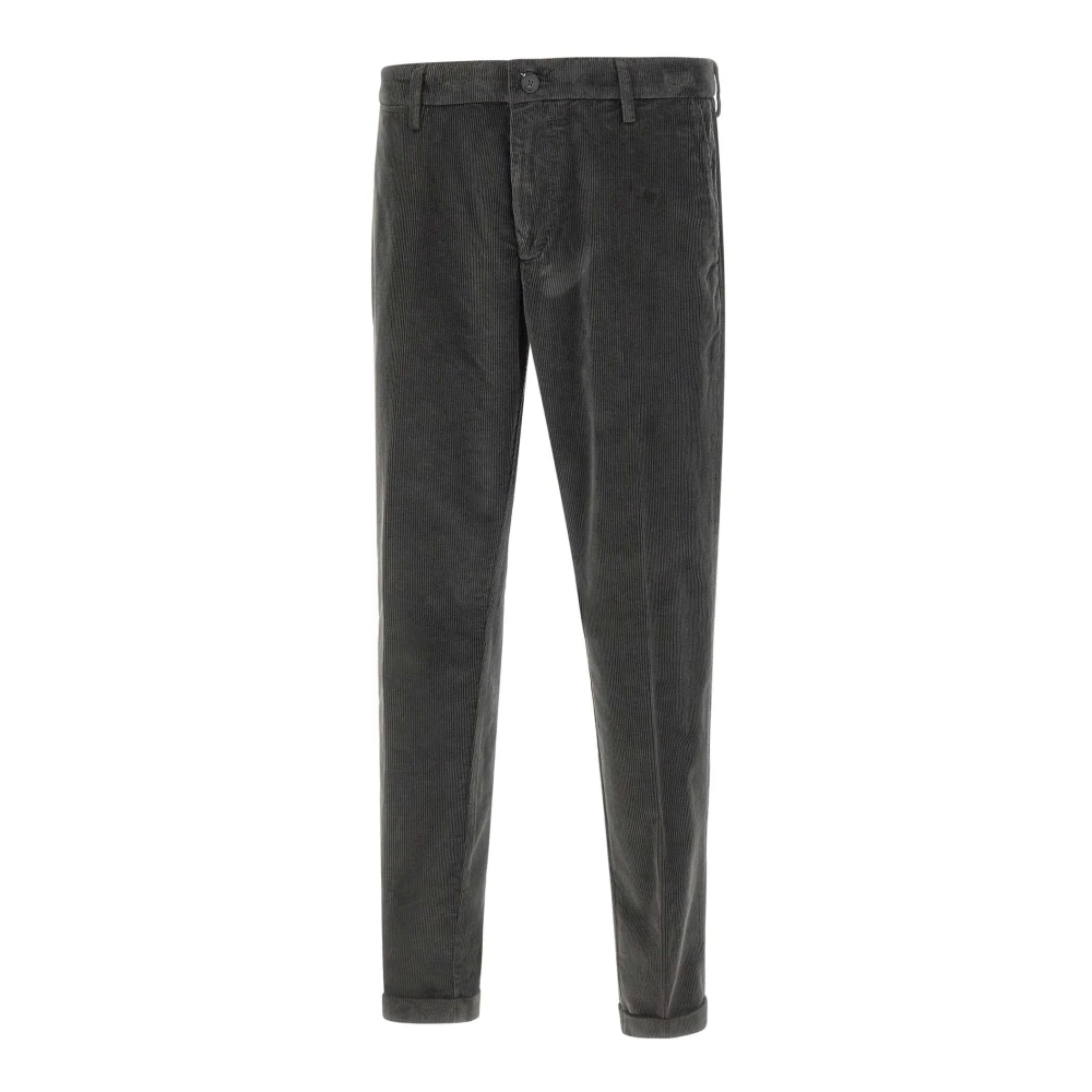Re-Hash Men's Gray Slim-Fit Trousers, W31, Mucha-C Trousers
