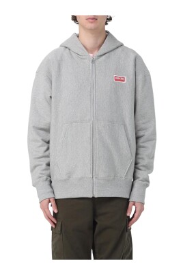gra-logo-bomull-hoodie