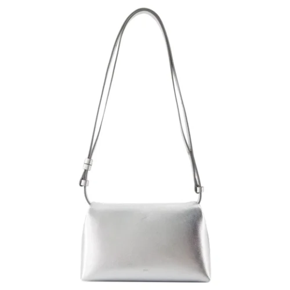 Osoi Leather shoulder-bags Gray Dames