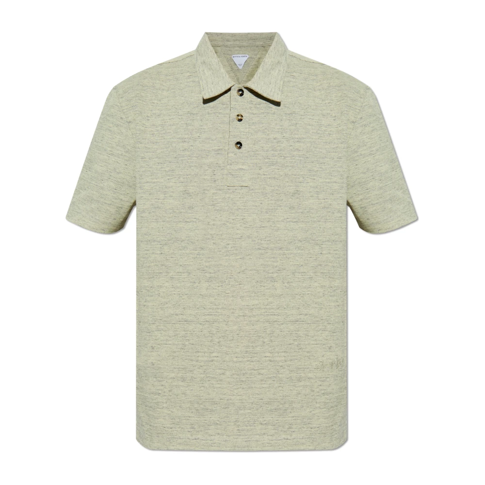 Bottega Veneta Katoenen polo Green Heren