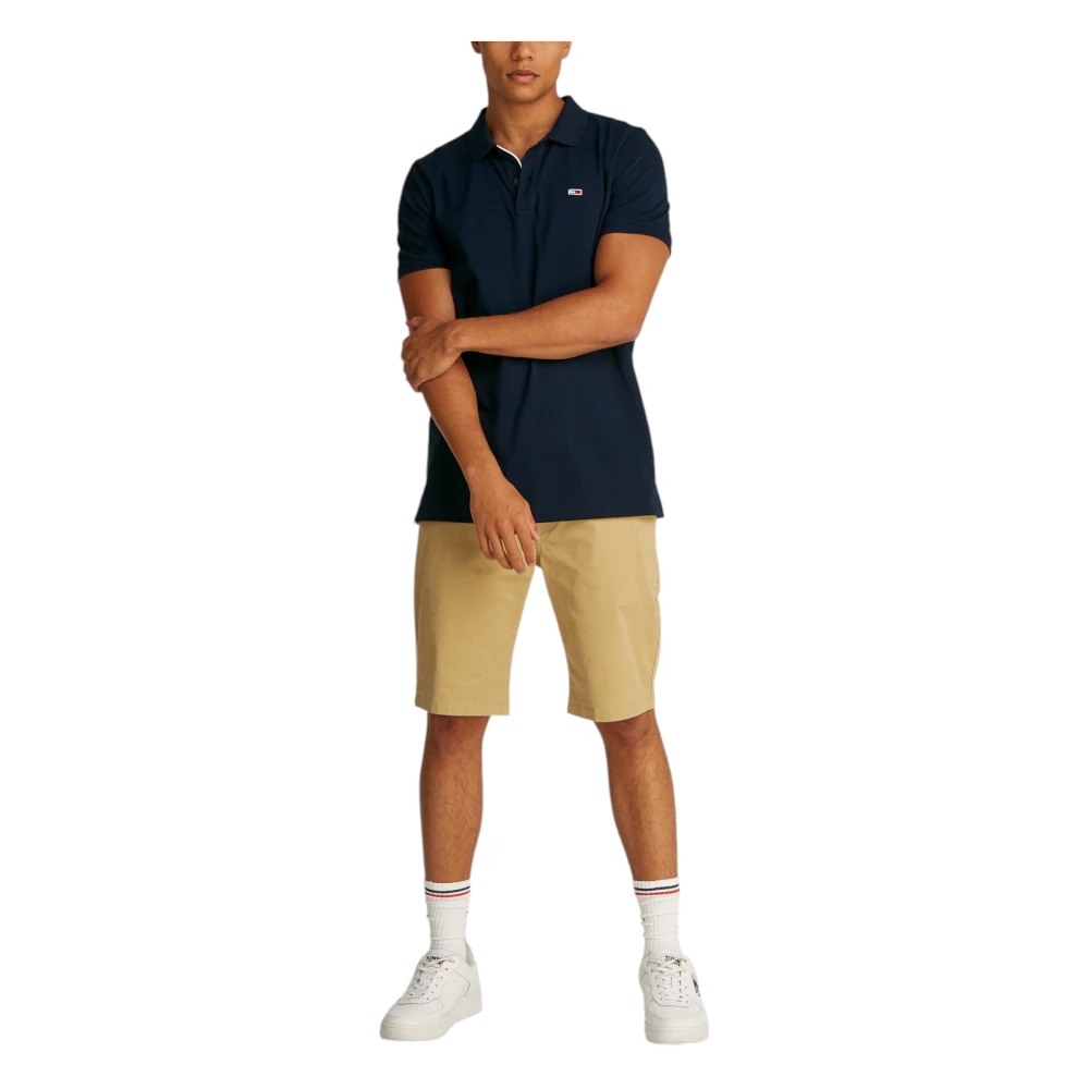 Tommy Jeans Katoenen Polo Shirt Collectie Blue Heren