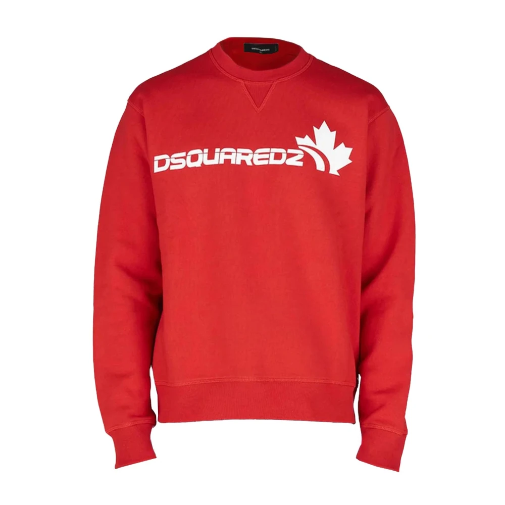 Dsquared2 Logo Sweatshirt Red, Herr