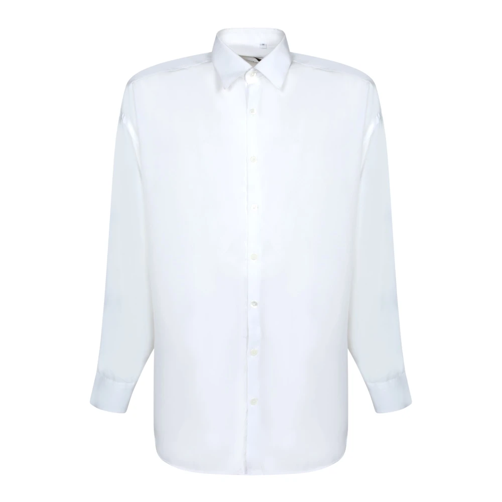 Costumein White Linen Shirt Casual Style - Male - Formal Shirts - 2XL - Shirts