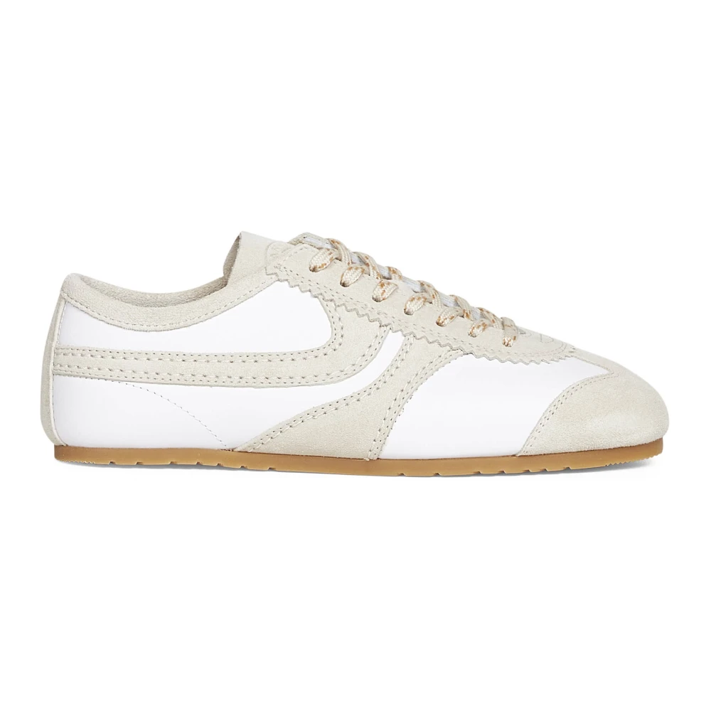 Dries Van Noten Leren Low-top Sneakers Dames Schoenen Veelkleurig Multicolor