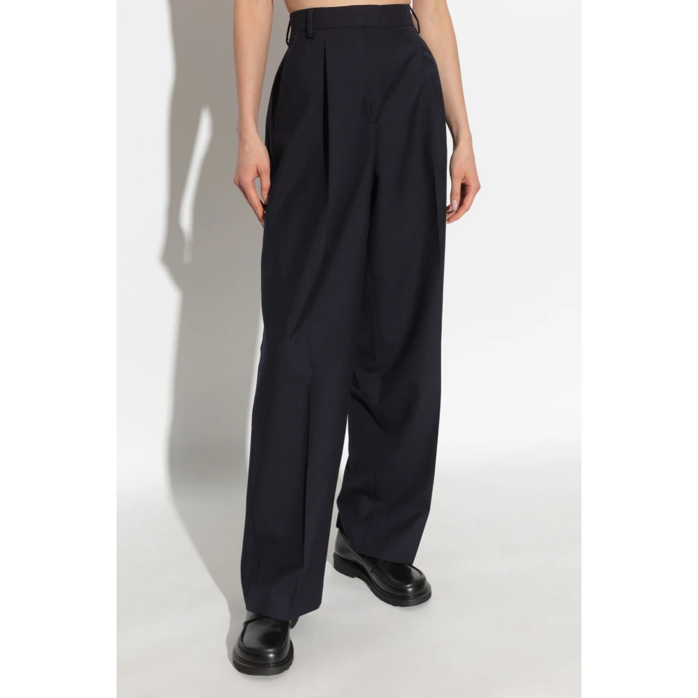Officine Générale Geplooide broek Blue Dames