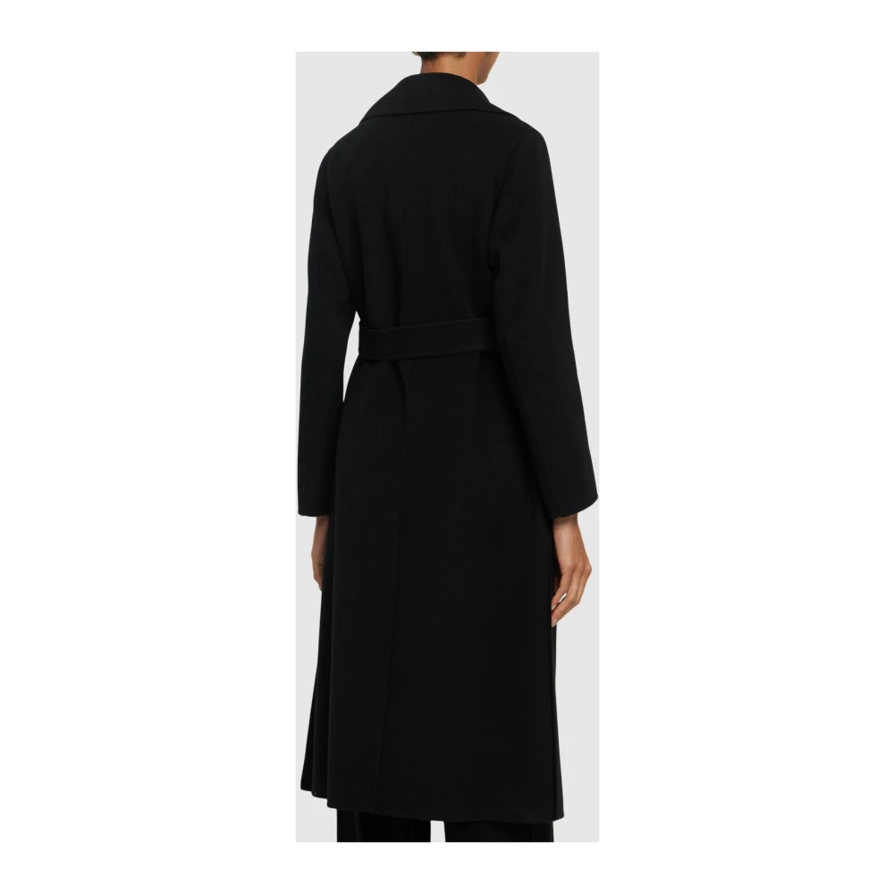 Max Mara Weekend Zwarte wollen wikkeljas Black Dames