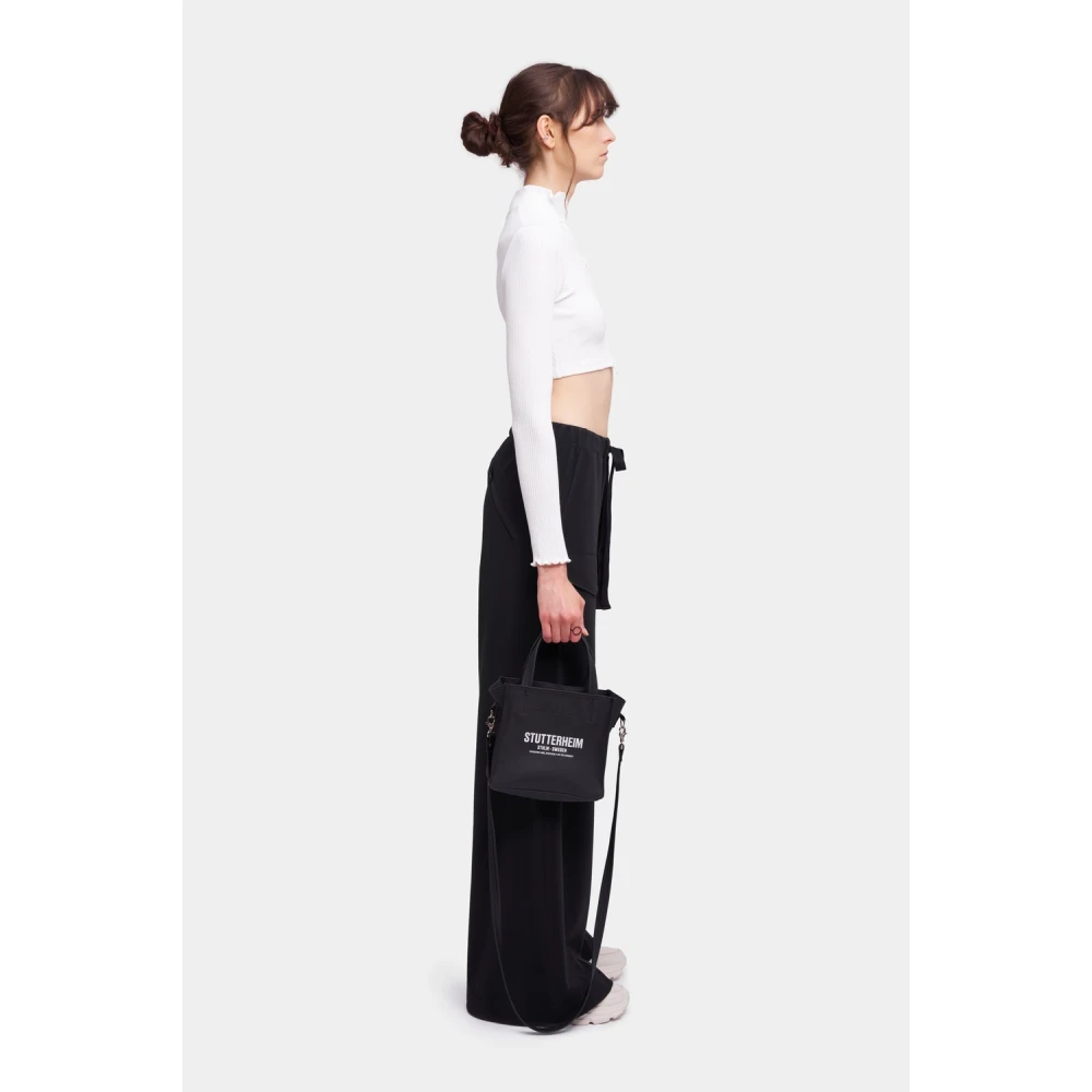 Stutterheim Waterdichte overall broek met trekkoord taille Black Dames