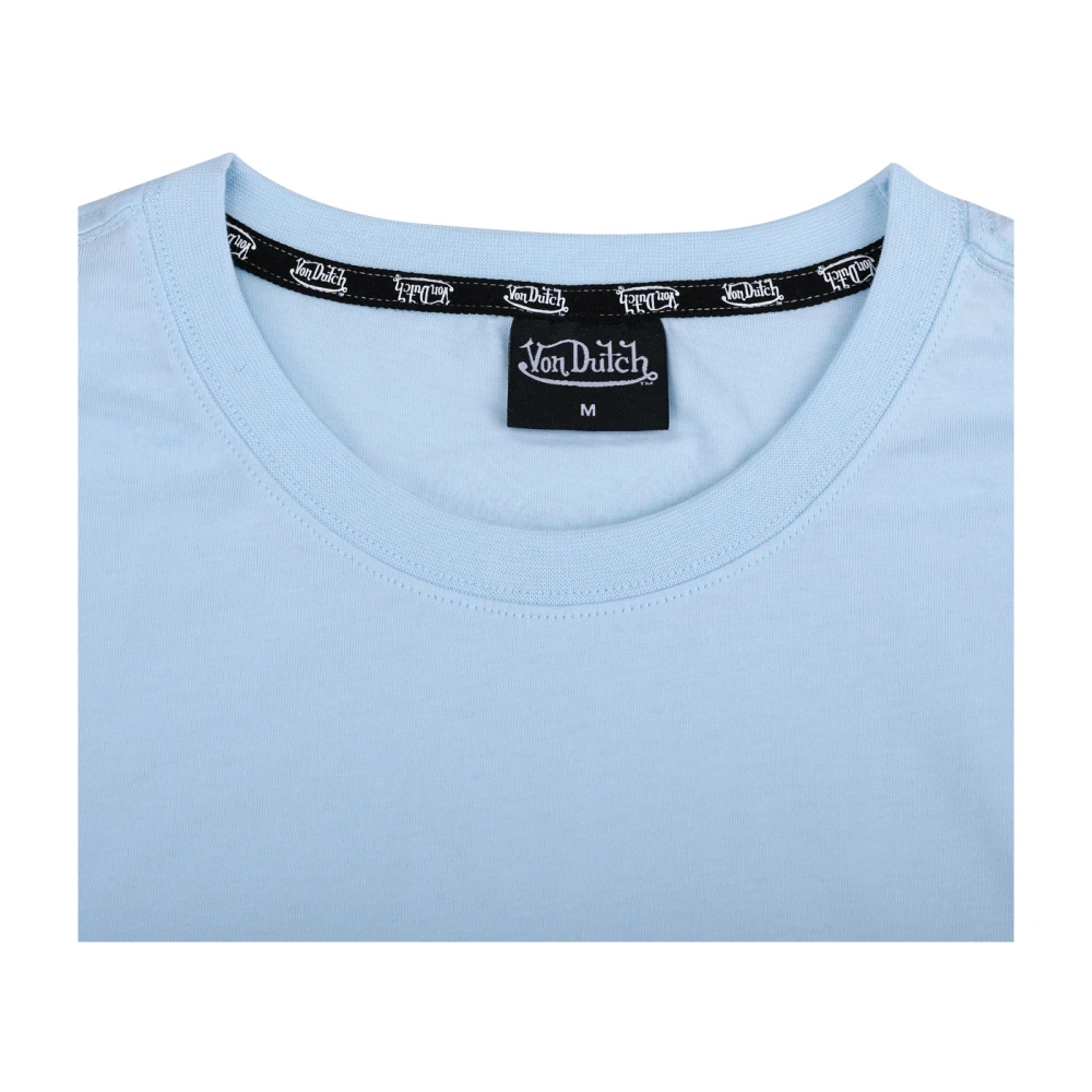 Von Dutch Sport Performance Jersey Tee Blue Heren